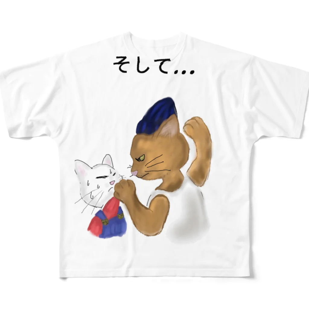 FLATのフルグラフィックTシャツ