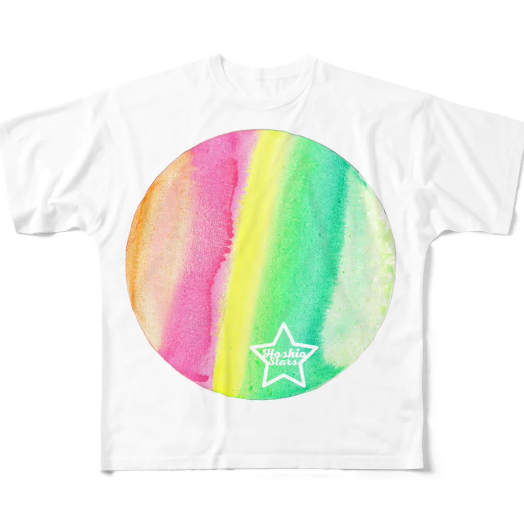 星男プロダクションのSulley×星男 hoshiostarsコラボシリーズ All-Over Print T-Shirt