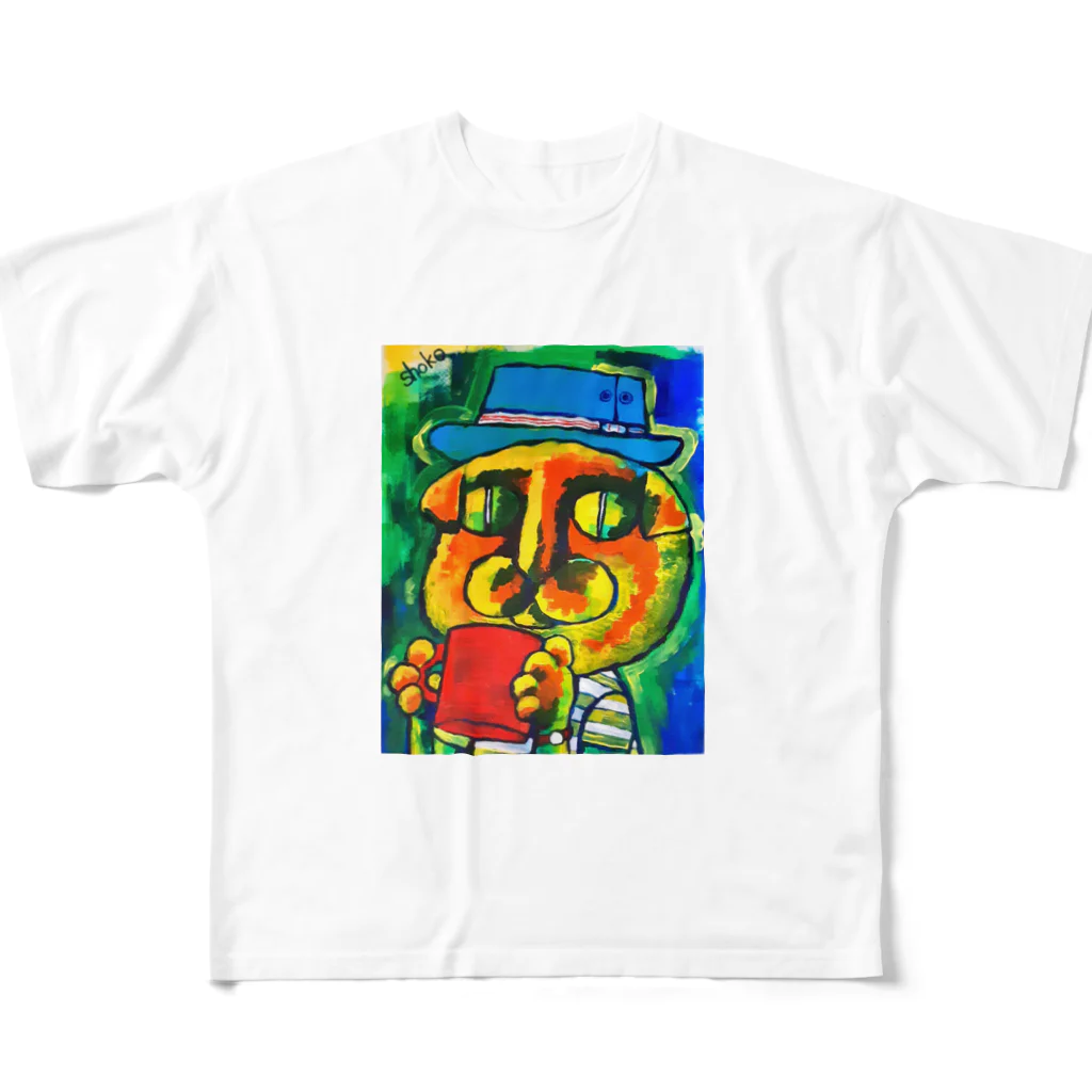 ショーコサンのWHO　AM　I？ All-Over Print T-Shirt