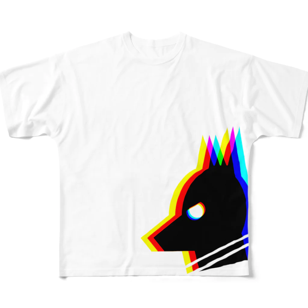 JISUの猟犬グッズ フルグラフィックTシャツ