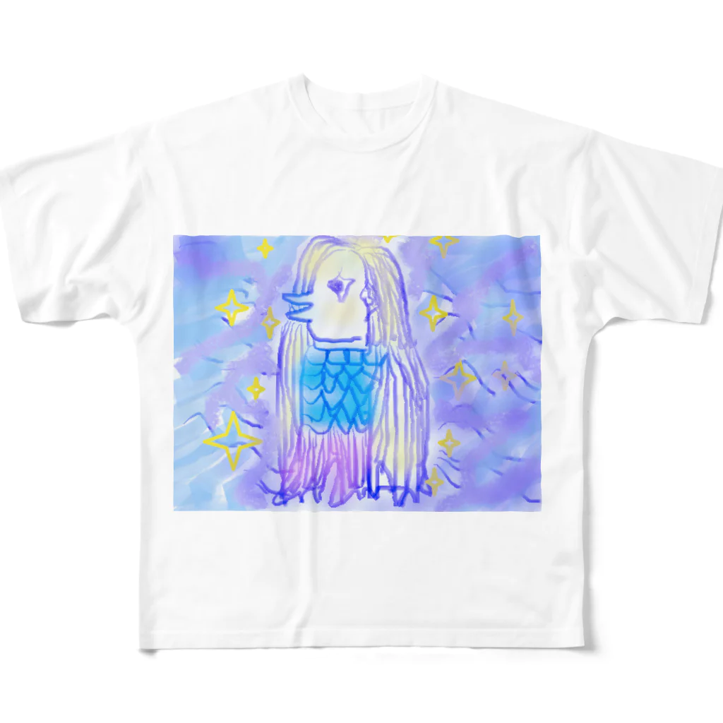 ソラウマのアマビエちゃん フルグラフィックTシャツ
