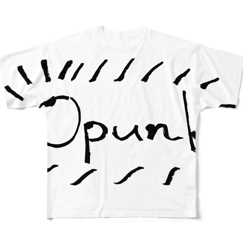 opunk-taのopunk komono フルグラフィックTシャツ