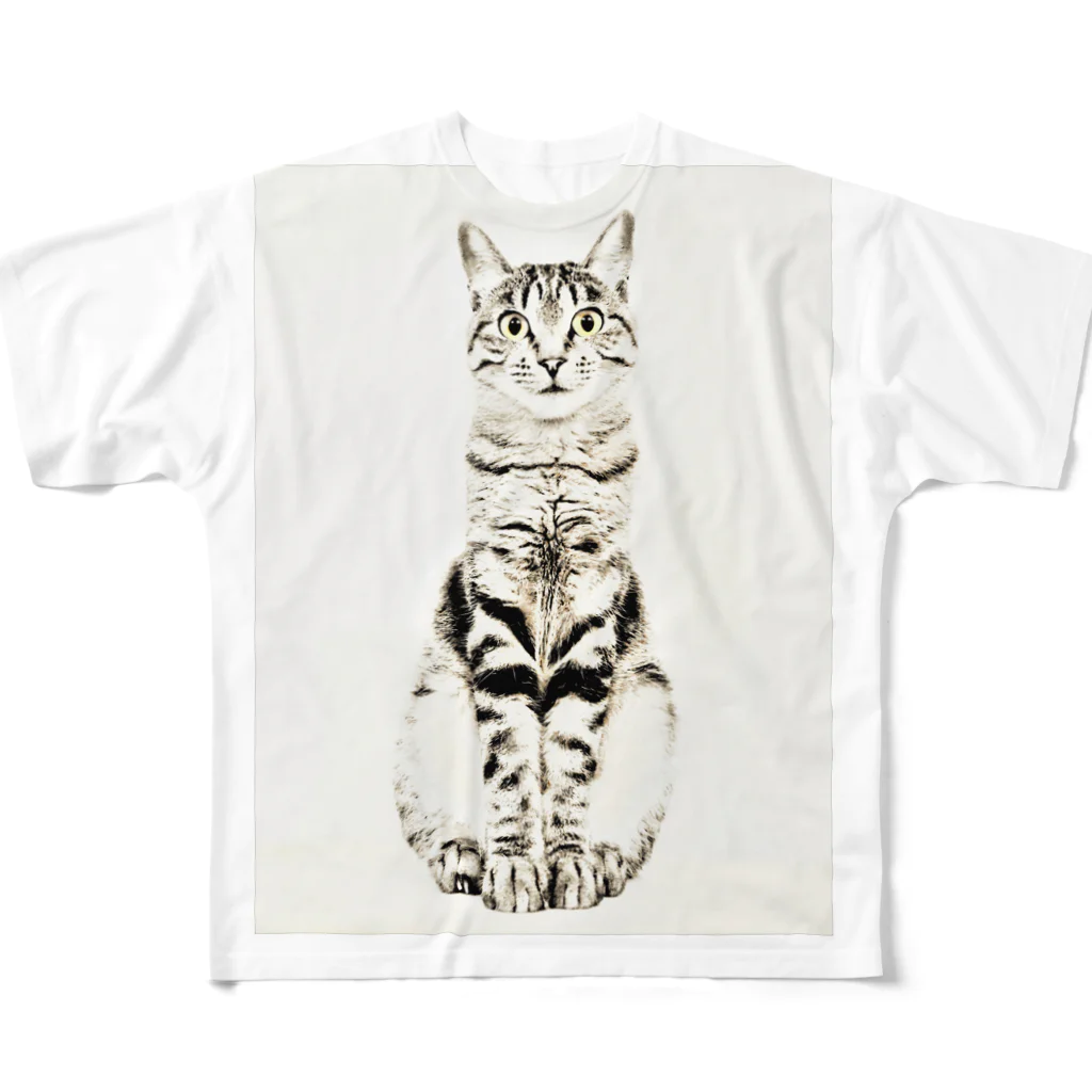 komugiとWAGAMIのウリちゃん All-Over Print T-Shirt