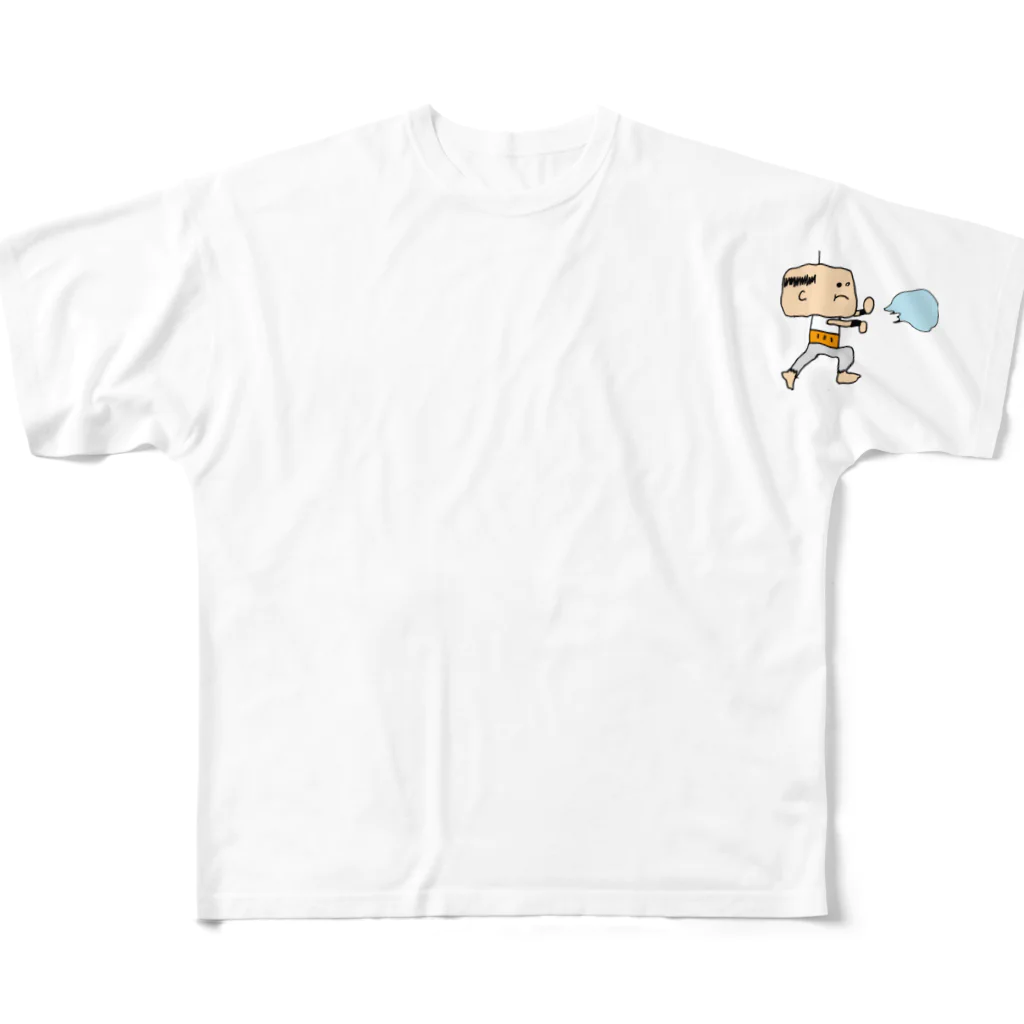 かょのこHANKOのおっちゃん気を発する All-Over Print T-Shirt