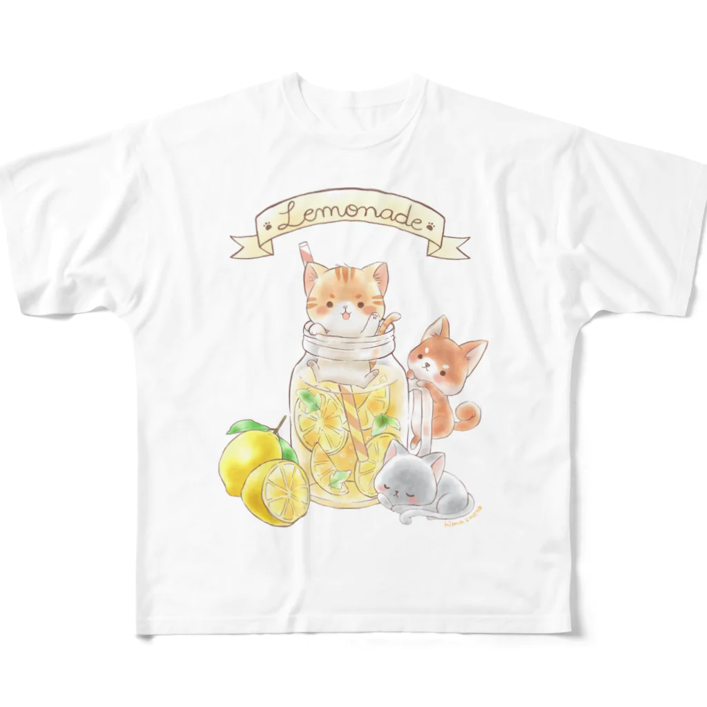Hima NekoのLemonade Friends 🍋  フルグラフィックTシャツ
