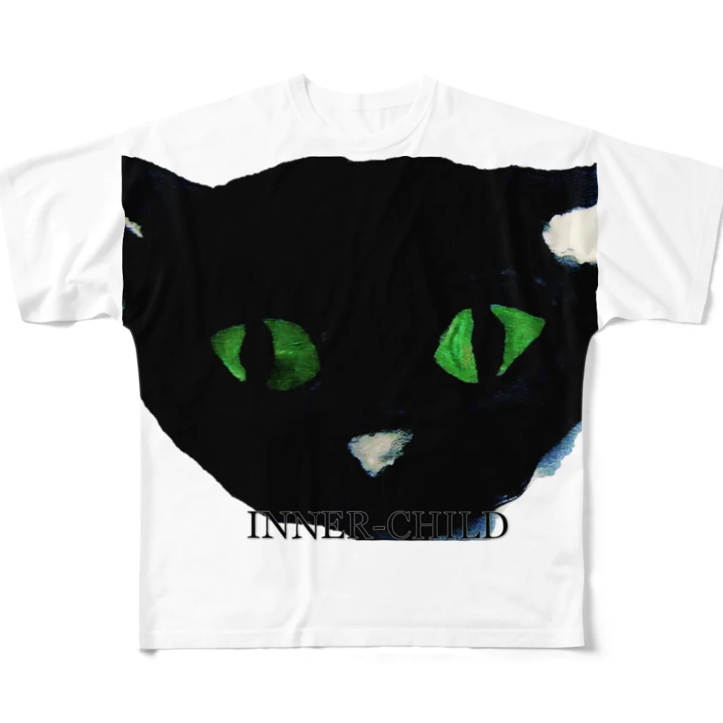 P's Inner-childのCava/ECHO All-Over Print T-Shirt