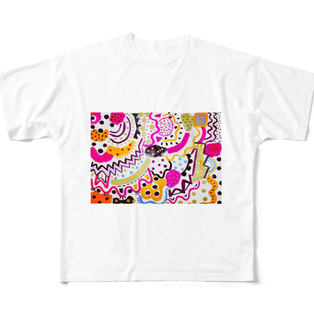 azuki.の小さな生き物の世界 All-Over Print T-Shirt