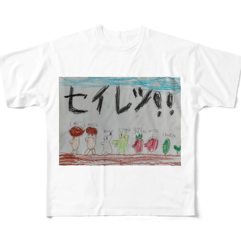 miharuhimeのしめじ班長！！ All-Over Print T-Shirt