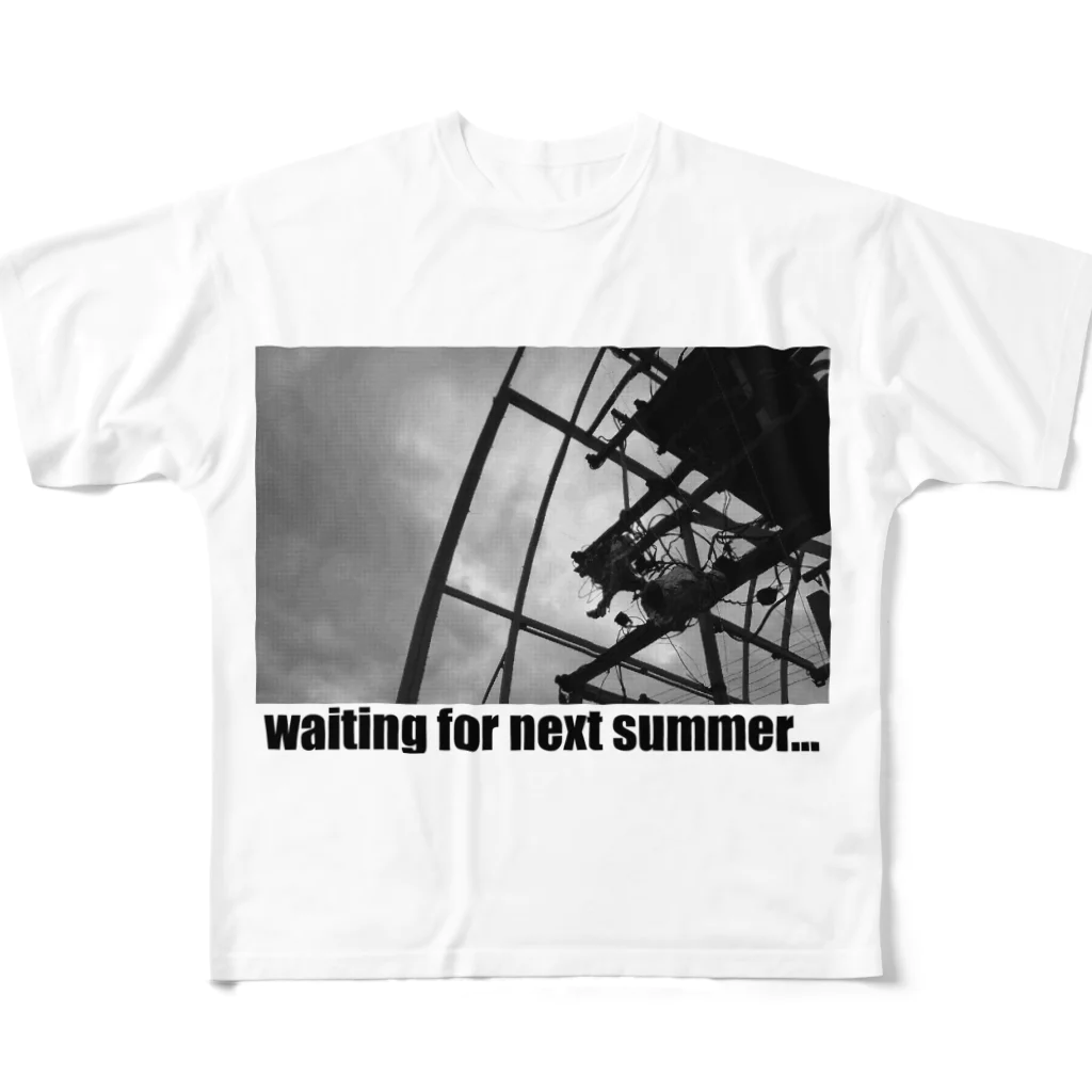 一番町ランドマークの次の夏へ・ねぷたの骨組み All-Over Print T-Shirt