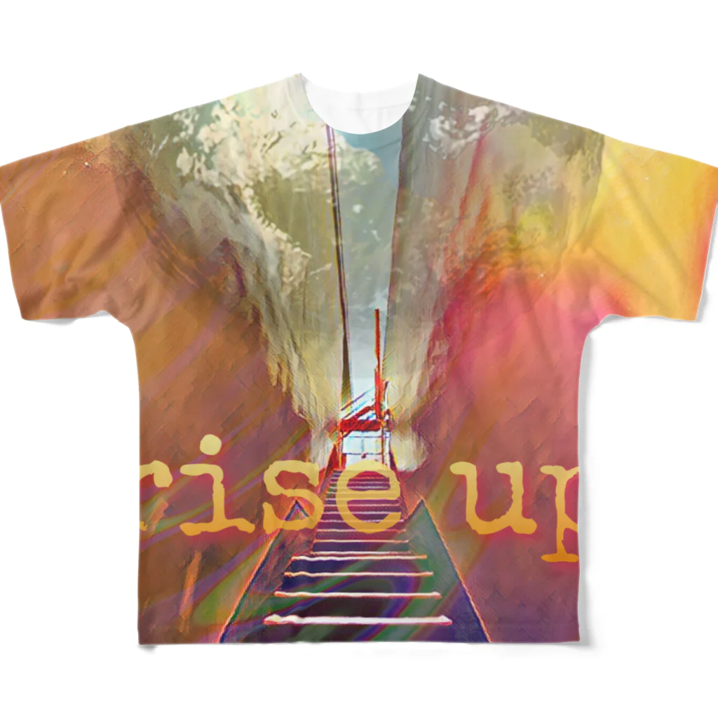 Aimurist のrise up All-Over Print T-Shirt