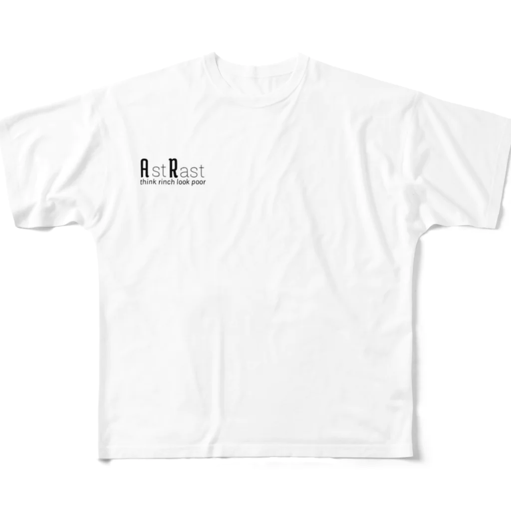 ASTRASTのASTRASTオリジナルデザイン フルグラフィックTシャツ