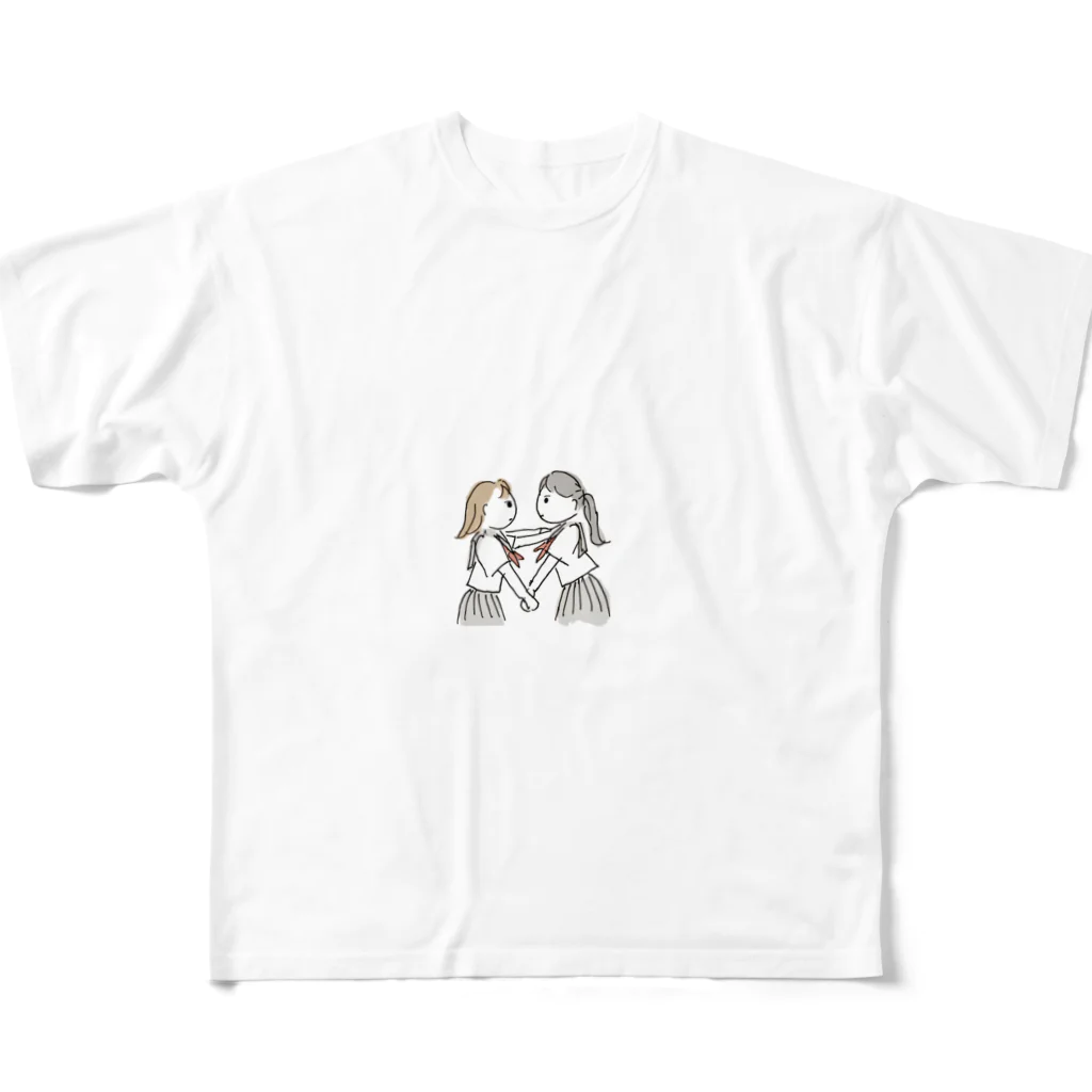 amenoasa(雨の朝)の恋は連帯責任 All-Over Print T-Shirt