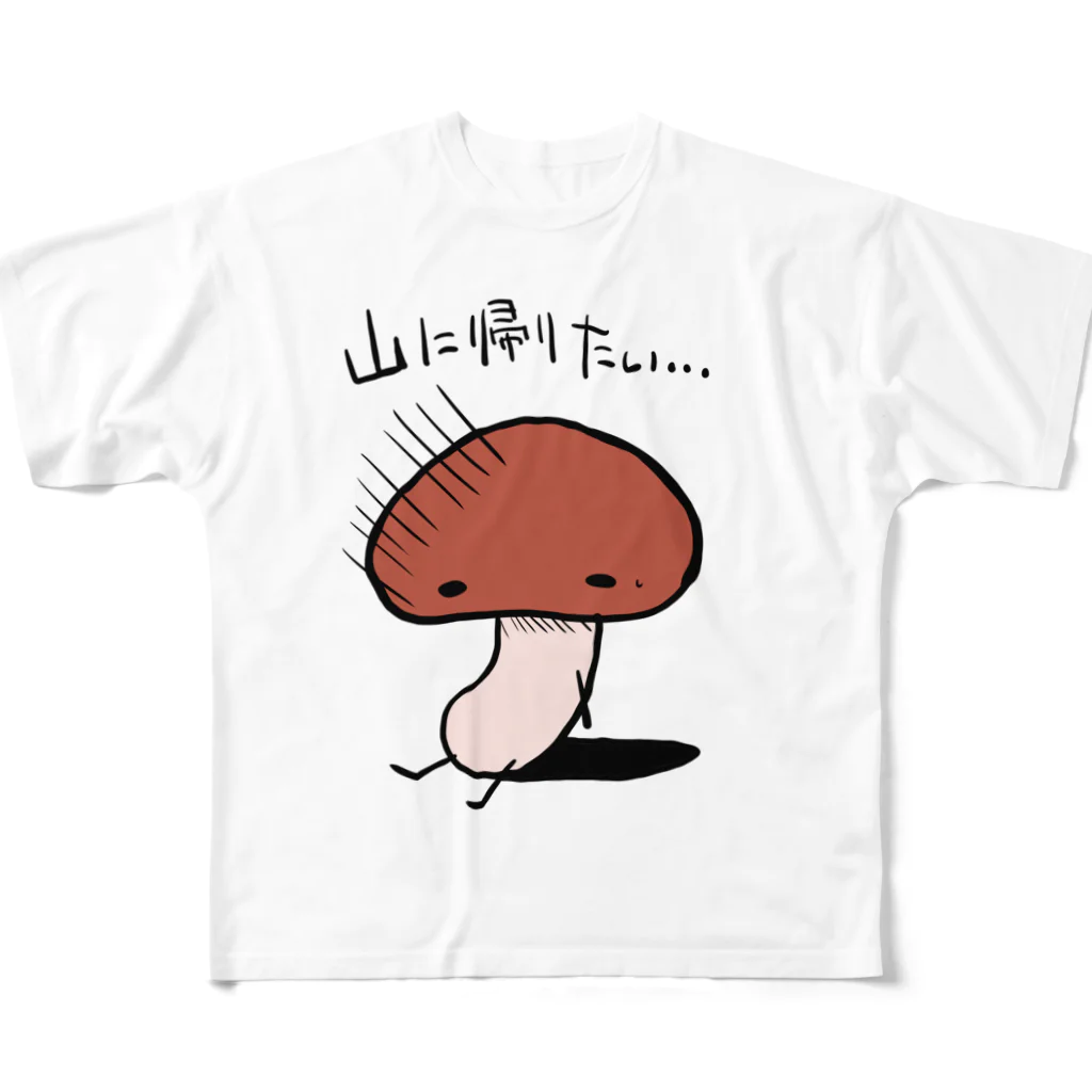 クロイノ！のきのこさん All-Over Print T-Shirt