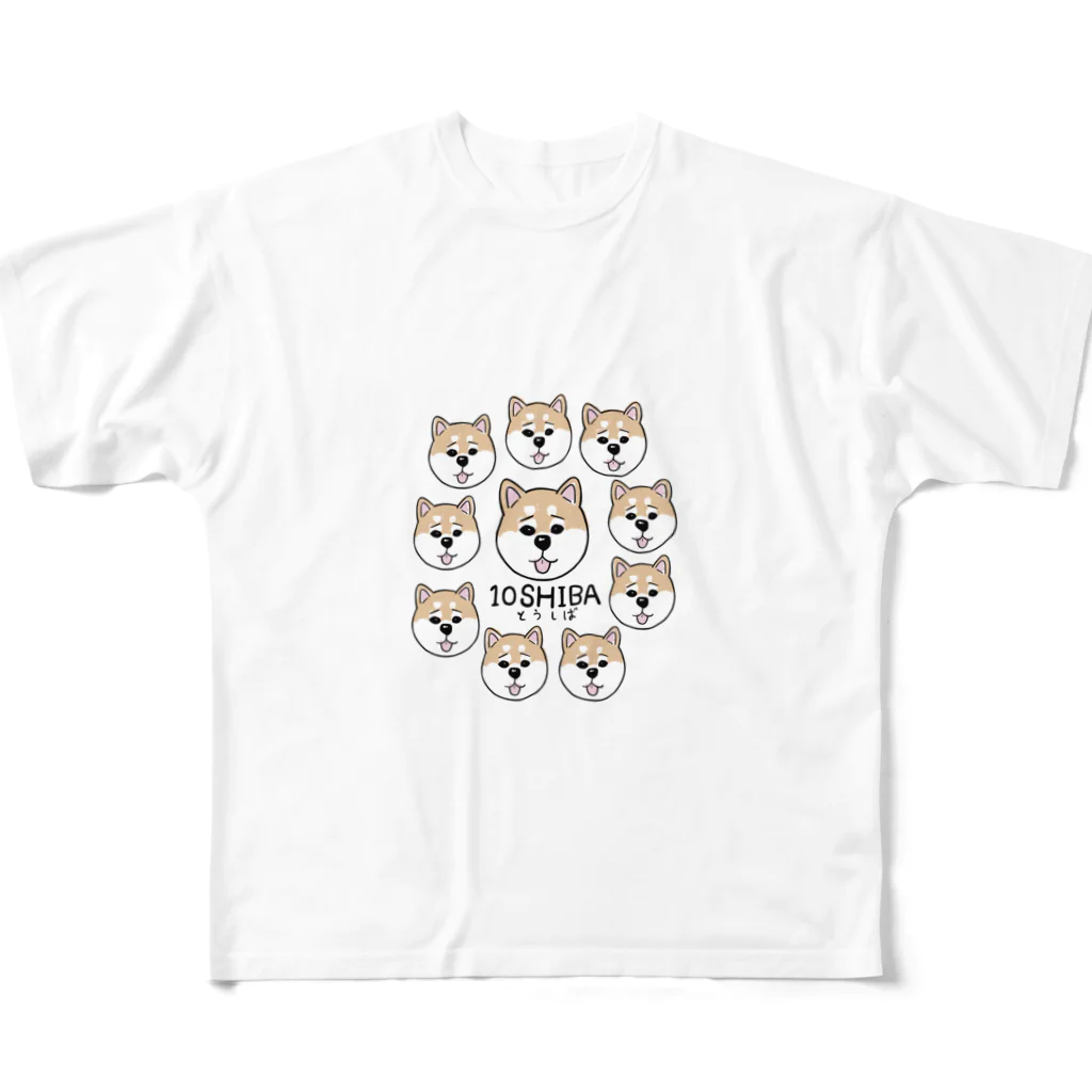 川崎タカオGOODSのトウシバ All-Over Print T-Shirt