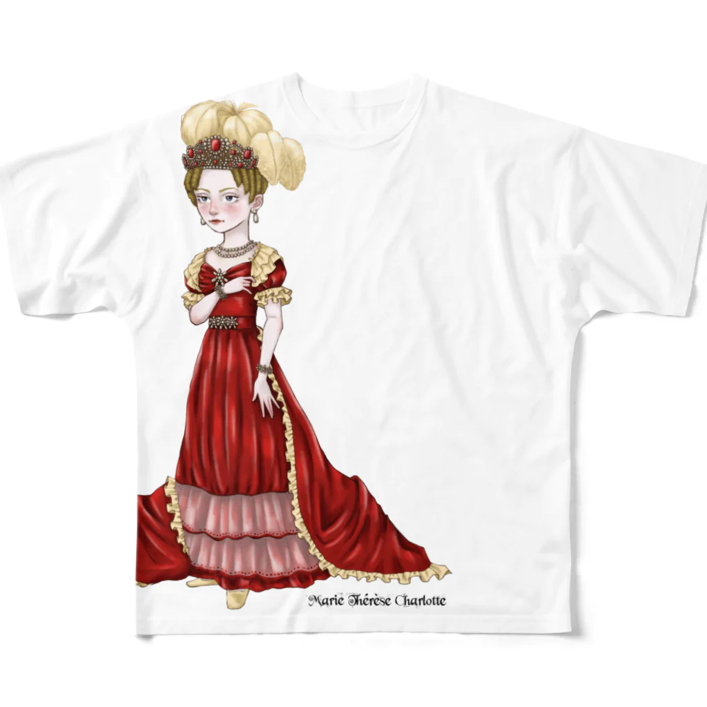 囁き女官の館のマリー・テレーズ All-Over Print T-Shirt