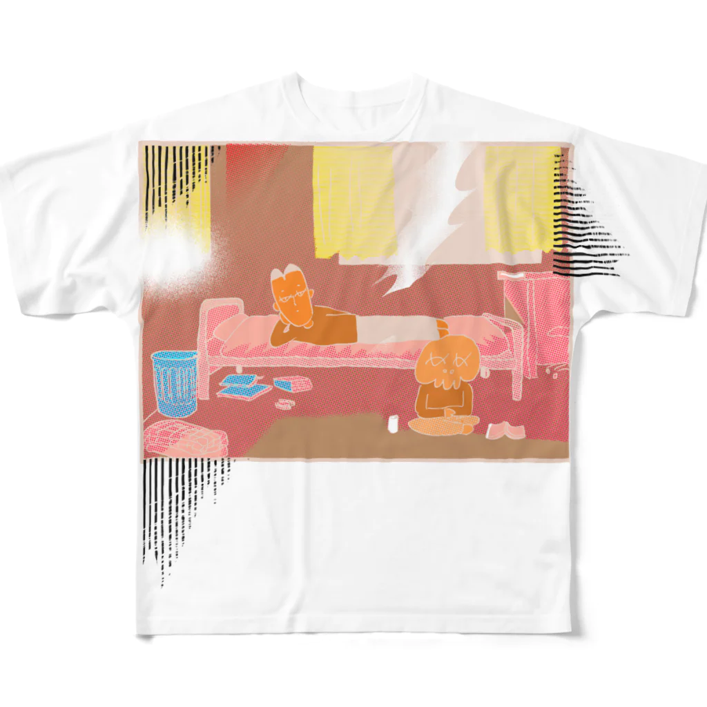 大橋裕之の西日の部屋 All-Over Print T-Shirt