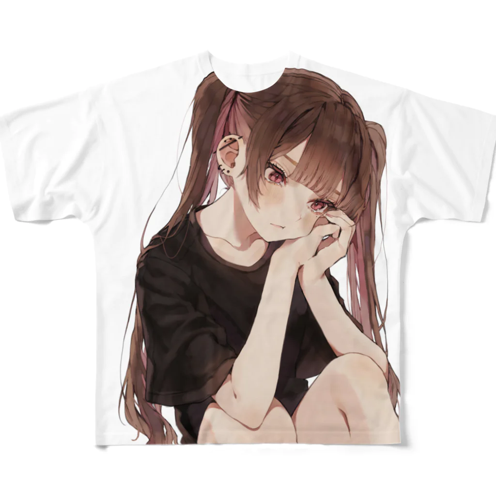 HAMU 'shopのツインテちゃん　フルグラフィック フルグラフィックTシャツ