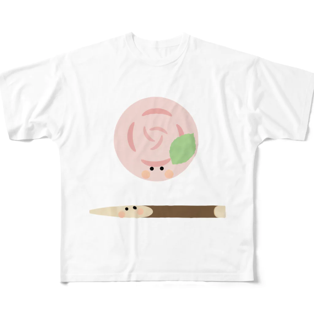 cotton-berry-pancakeの練り切りちゃん All-Over Print T-Shirt