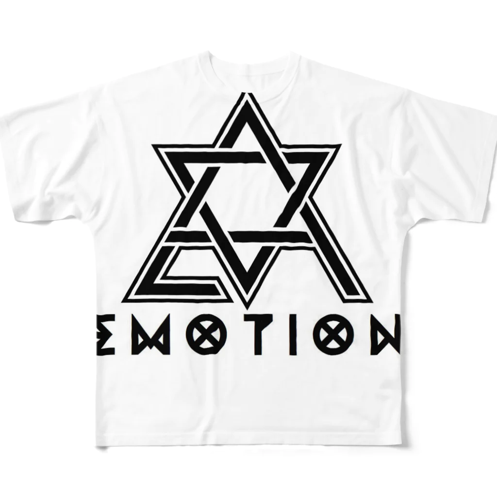 EmotioNのEmotioN Hexagram LOGO フルグラフィックTシャツ