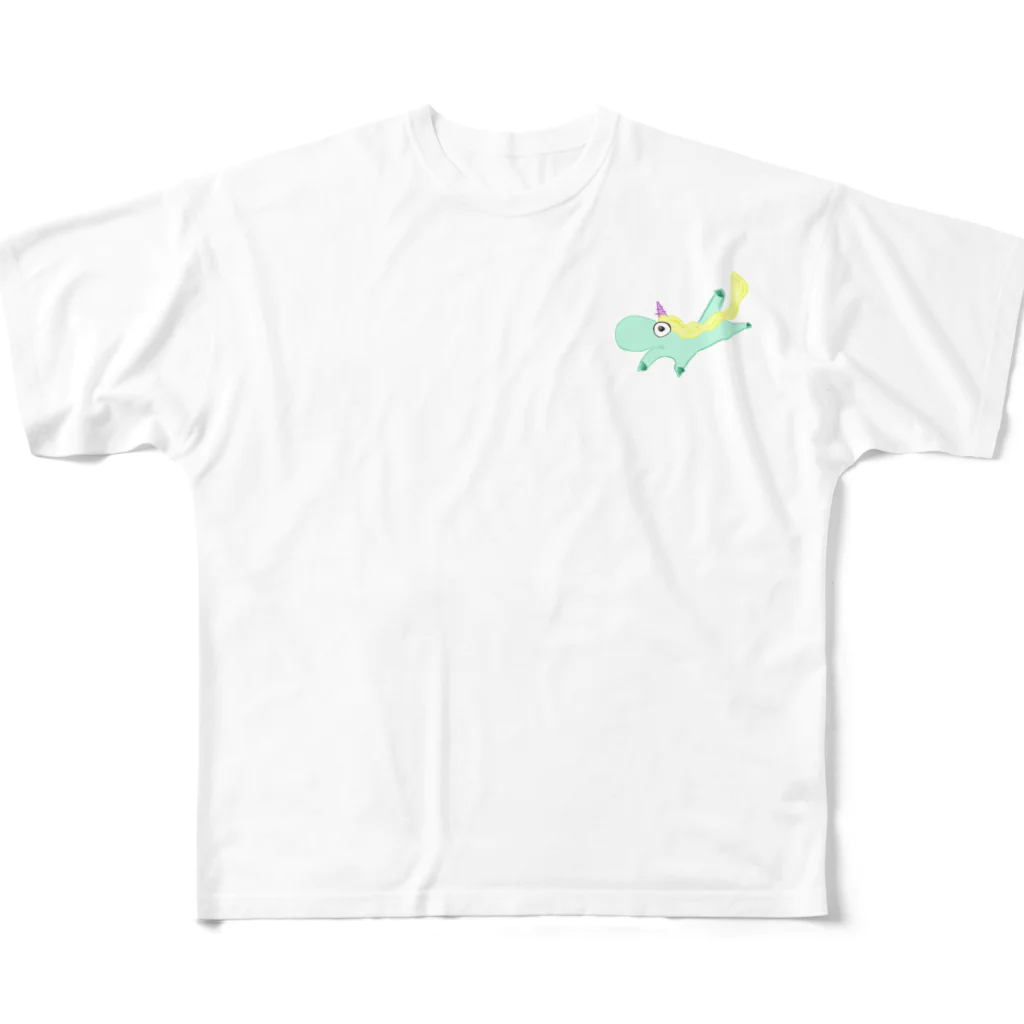 イカれポんちの無知なユニコーン All-Over Print T-Shirt