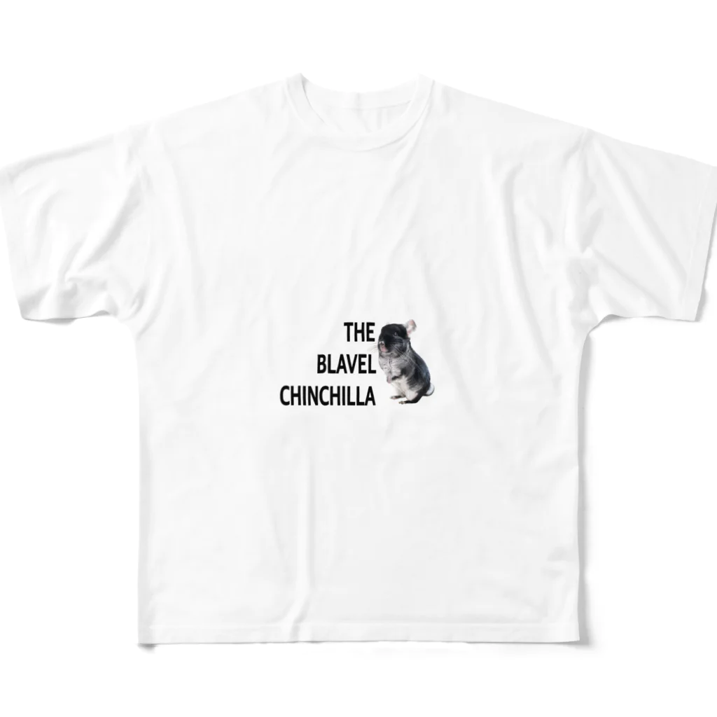 ブラベルファミリーのブラベルチンチラ フルグラフィックTシャツ