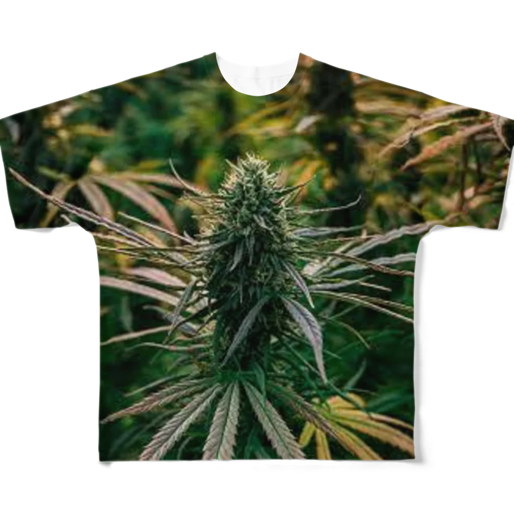 ganja manの420 All-Over Print T-Shirt