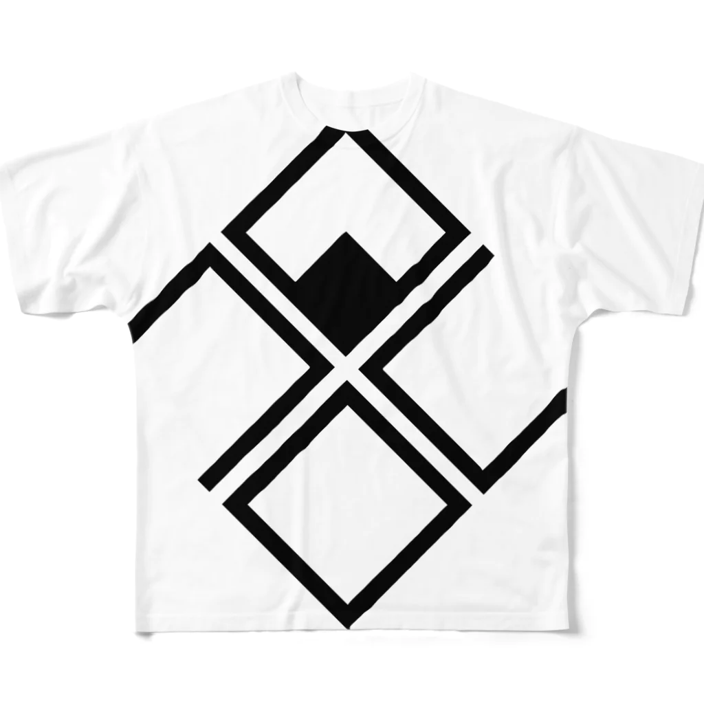 QunoShopのOtaku Full graphic All-Over Print T-Shirt