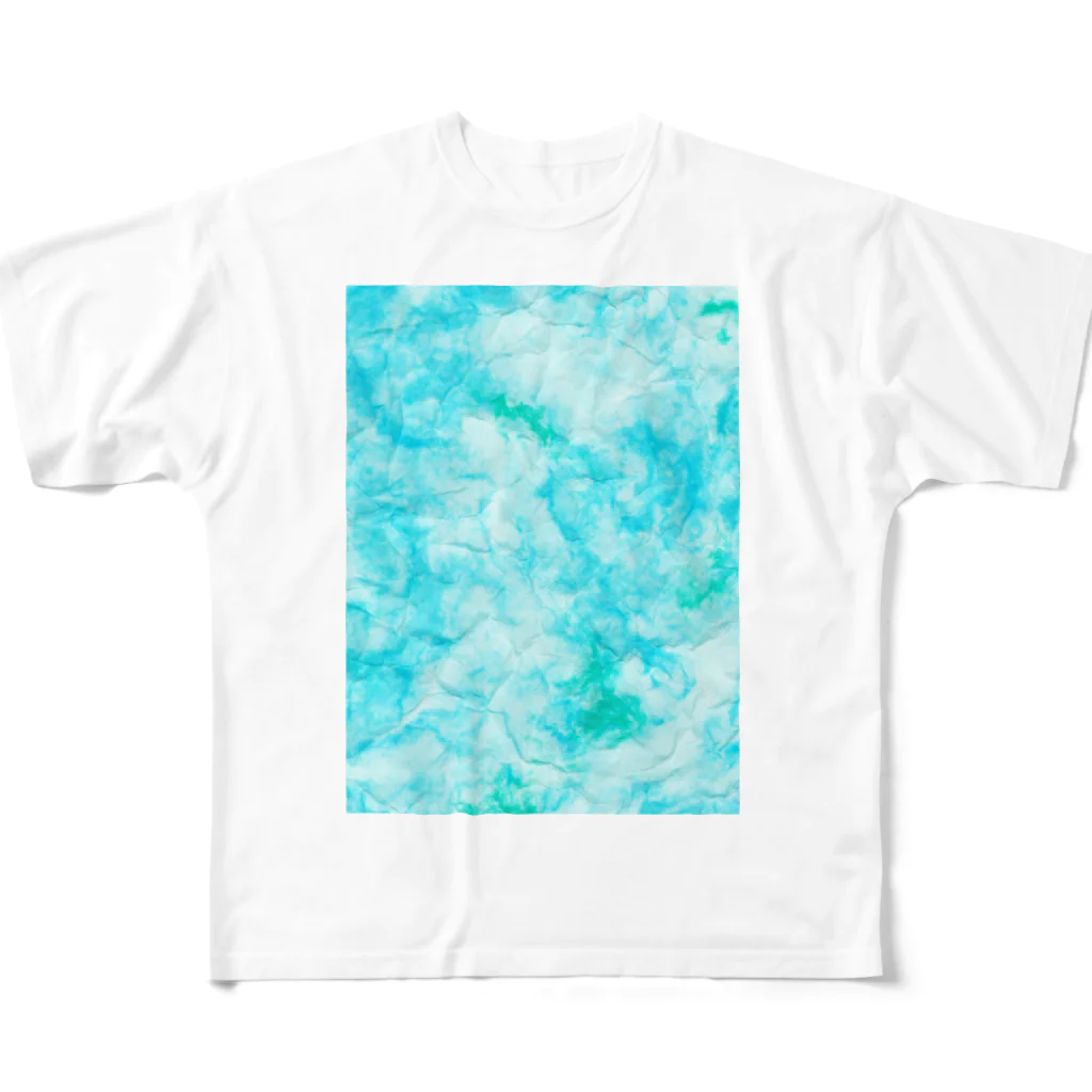 TodorokuのSky Paper フルグラフィックTシャツ