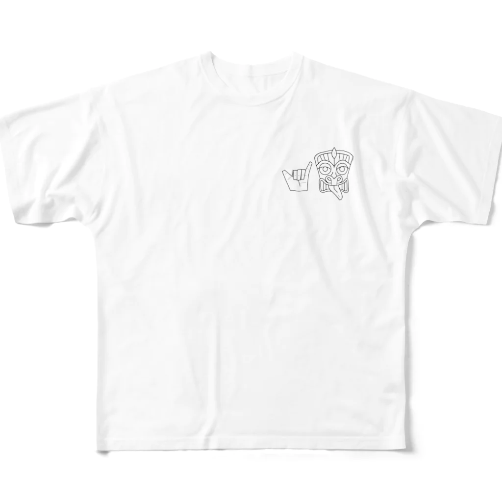 fRomのHawaii フルグラフィックTシャツ