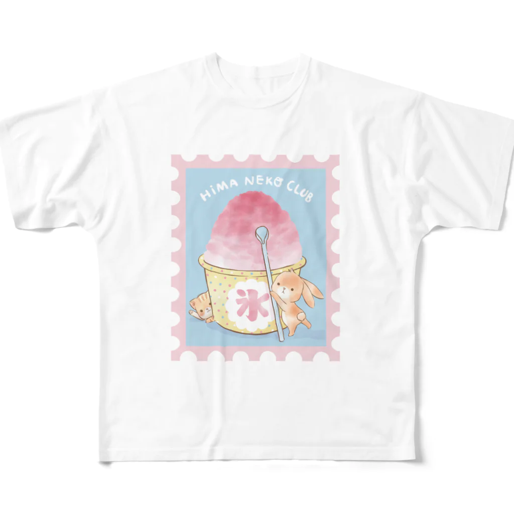 Hima NekoのKakigori mail フルグラフィックTシャツ