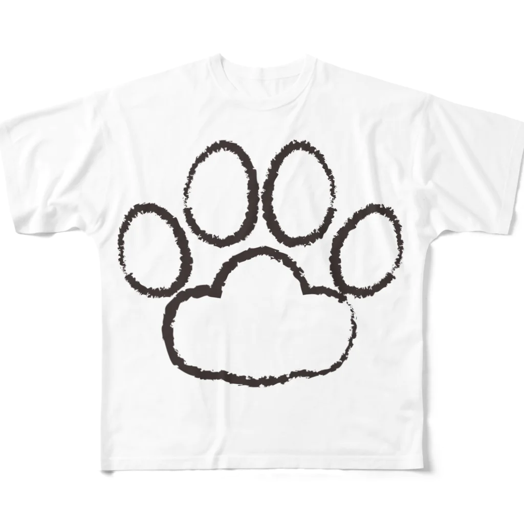 Baby Tigerのにくきゅう All-Over Print T-Shirt
