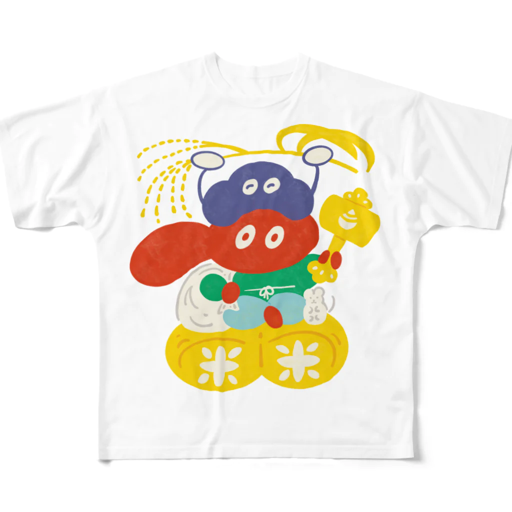 遠州天狗屋👺の大出世祈願☆浜松大黒天狗👺 All-Over Print T-Shirt