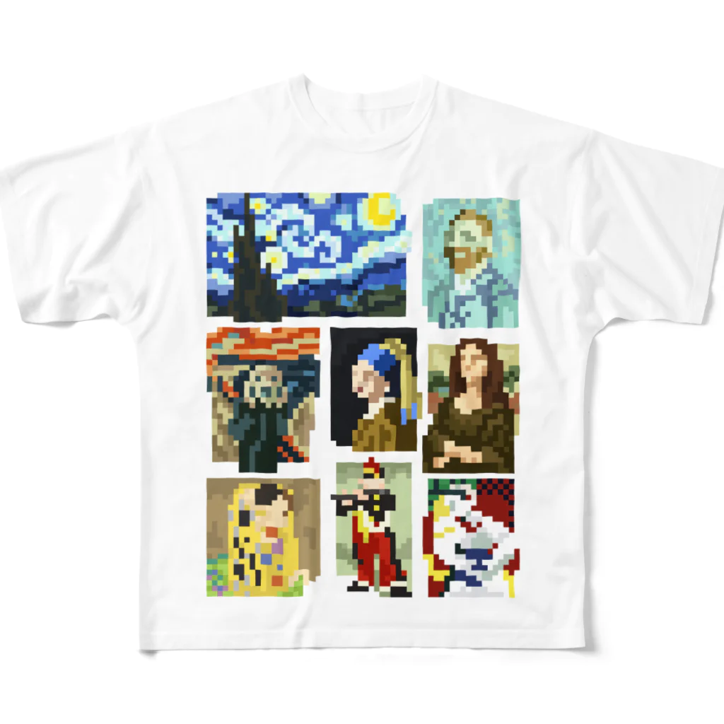 すとろべりーガムFactoryのドット美術館 All-Over Print T-Shirt
