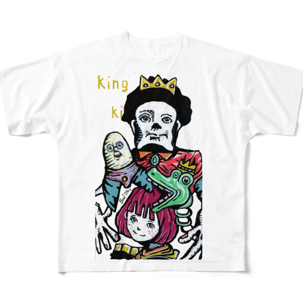 bourutarouのKING All-Over Print T-Shirt