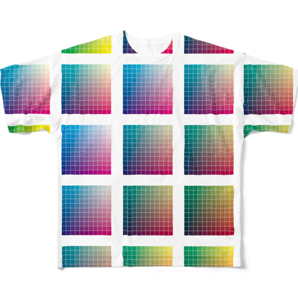 sktmclubのカラー All-Over Print T-Shirt