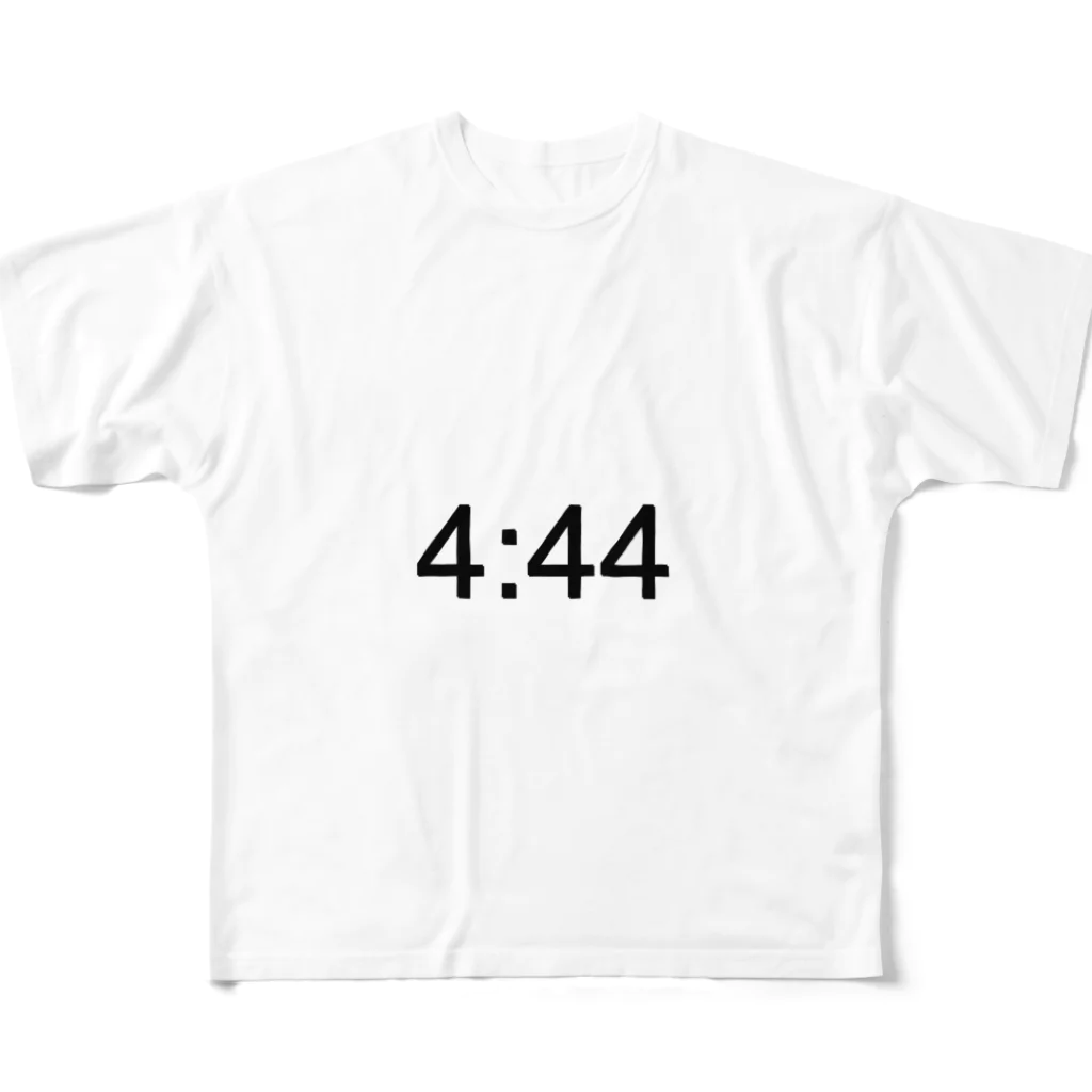 moNopleのエンジェルナンバー　4:44 フルグラフィックTシャツ