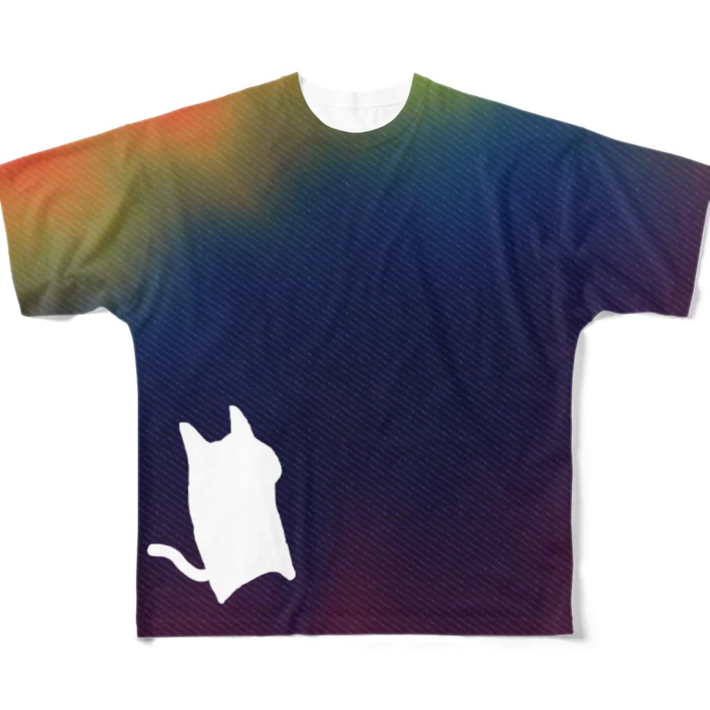 iMSさんのいむねこ虹2 All-Over Print T-Shirt