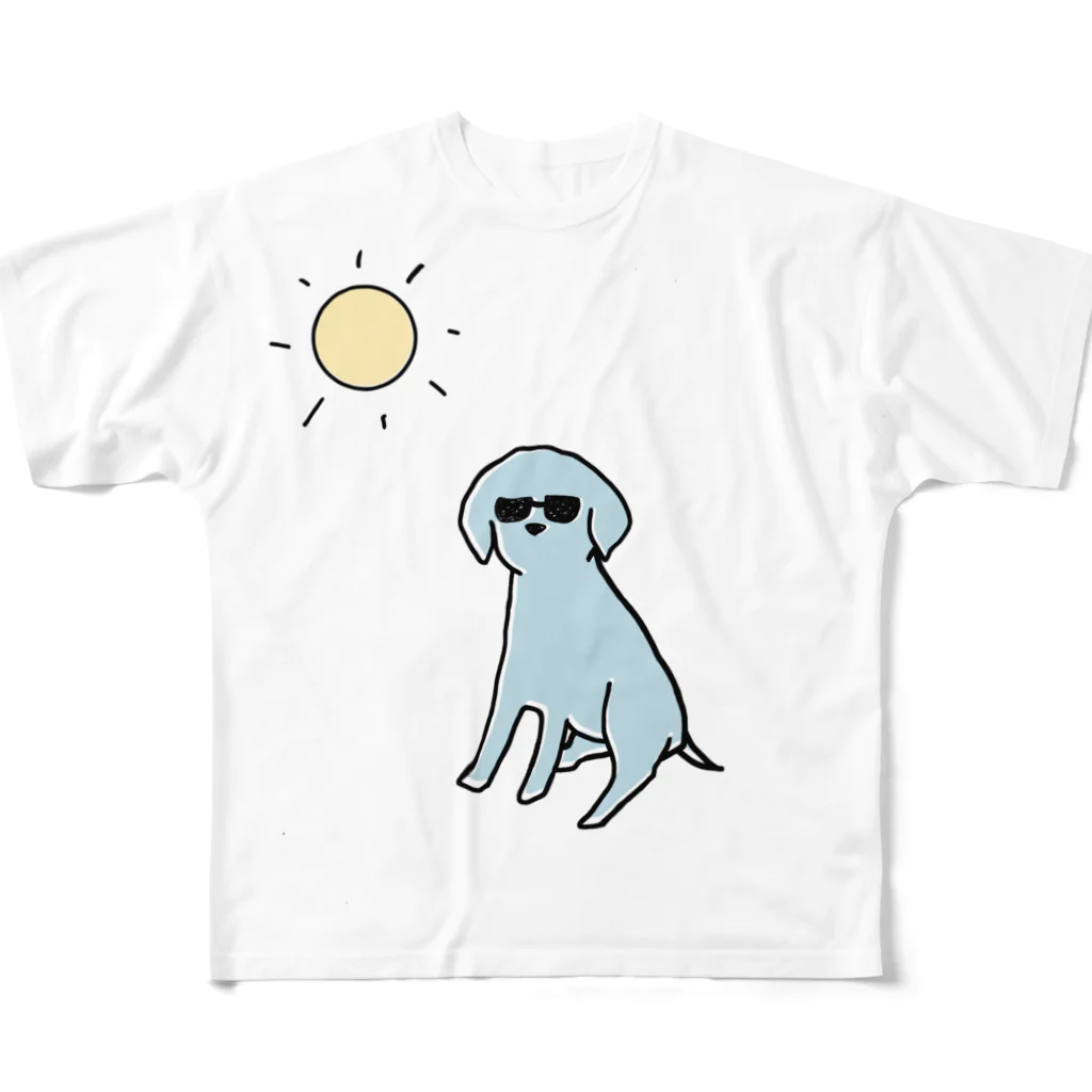 Ogata Dogs.のSummer Retriever フルグラフィックTシャツ