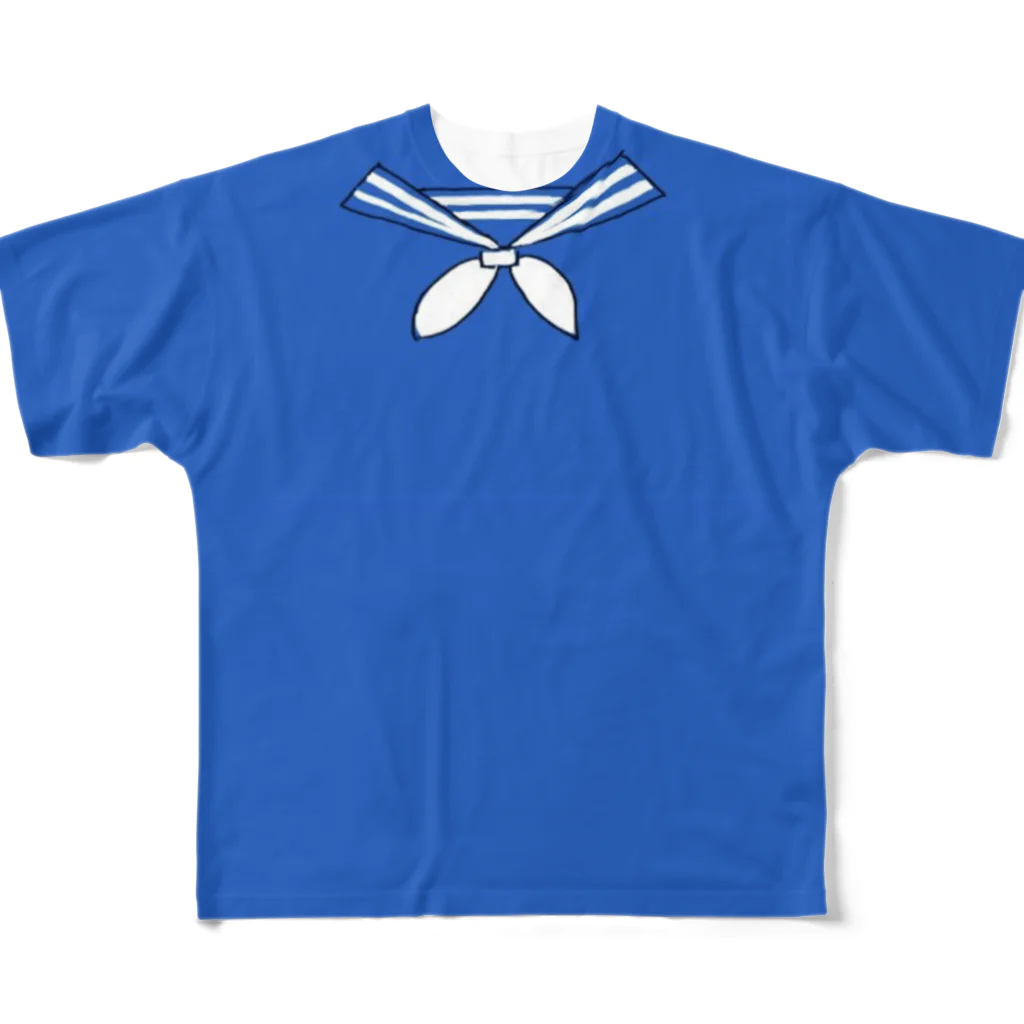 ぺこ太のセーラー服 All-Over Print T-Shirt