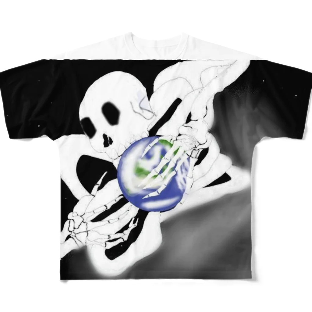 sCarrEstraINt6_6のストリート系フルグラフィックTシャツ All-Over Print T-Shirt