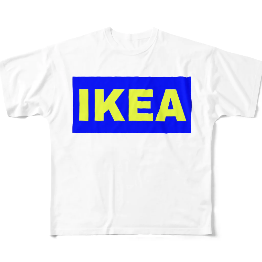 YURI__no__WORLDのIKEA__world フルグラフィックTシャツ