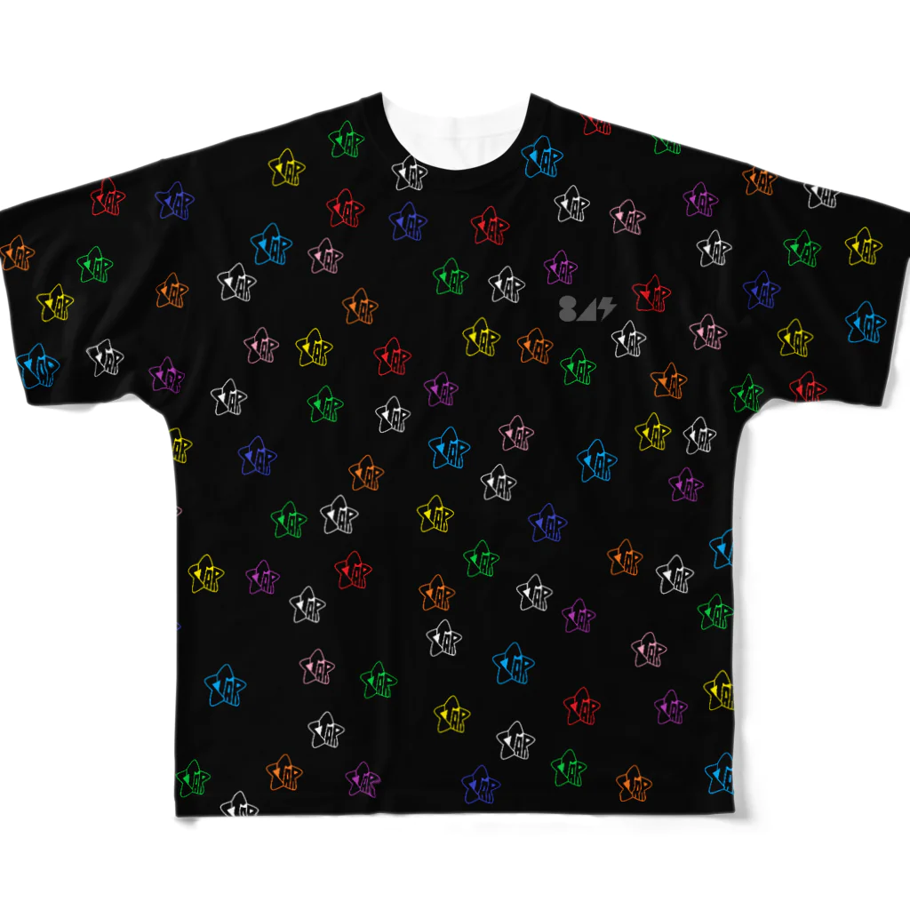 はちよんごの星の星柄 All-Over Print T-Shirt