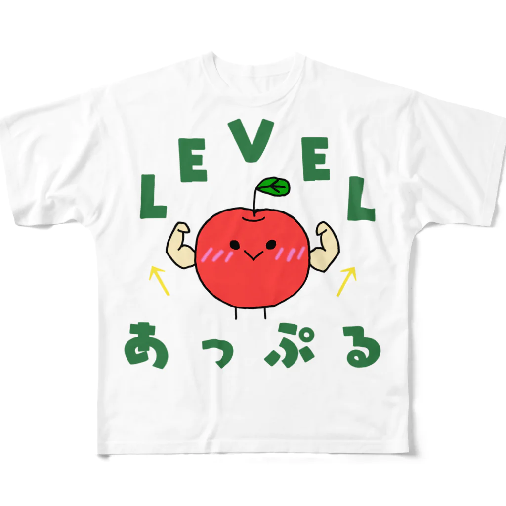 Otters LadenのLevel あっぷる All-Over Print T-Shirt