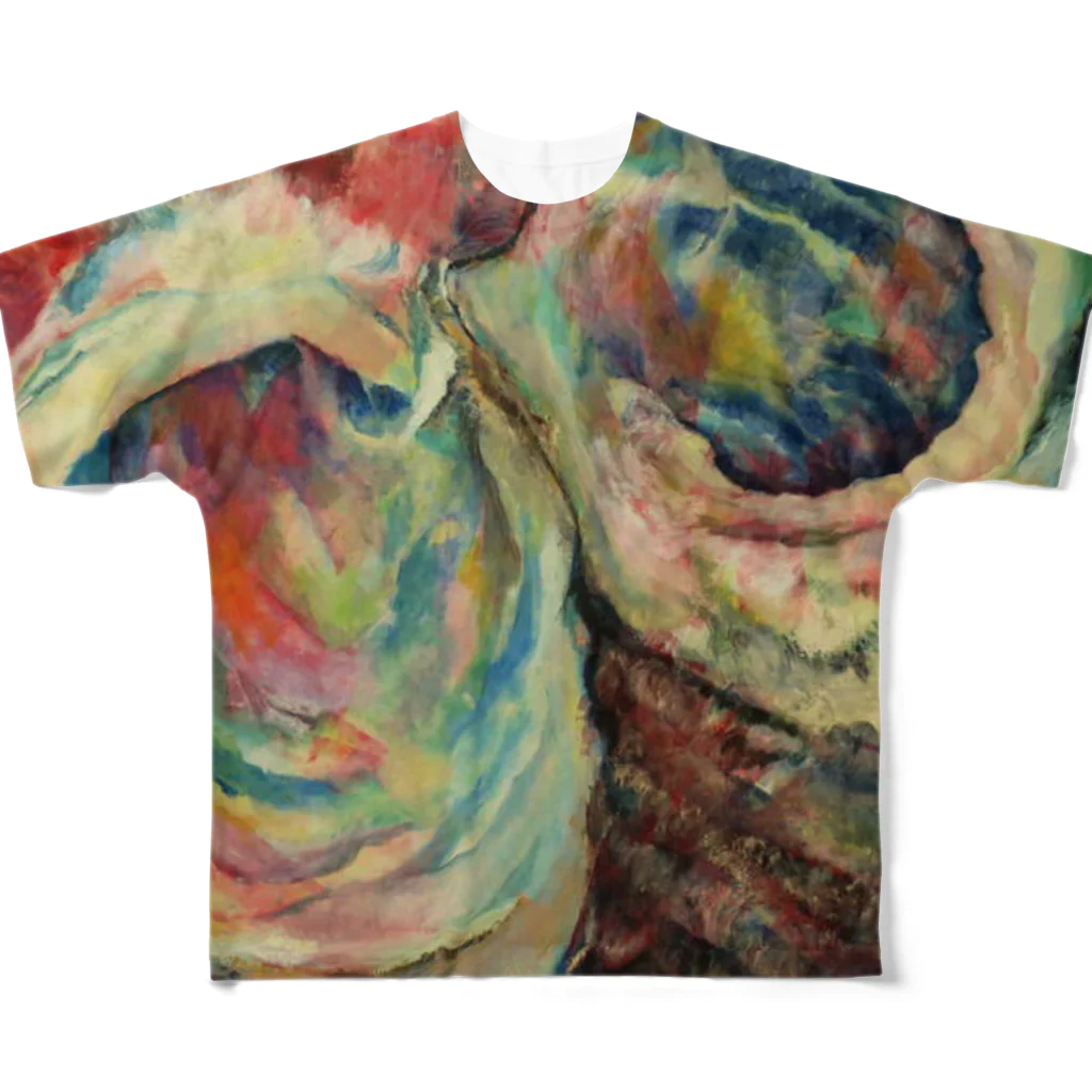 コアラパラダイスのサザエの穴 All-Over Print T-Shirt