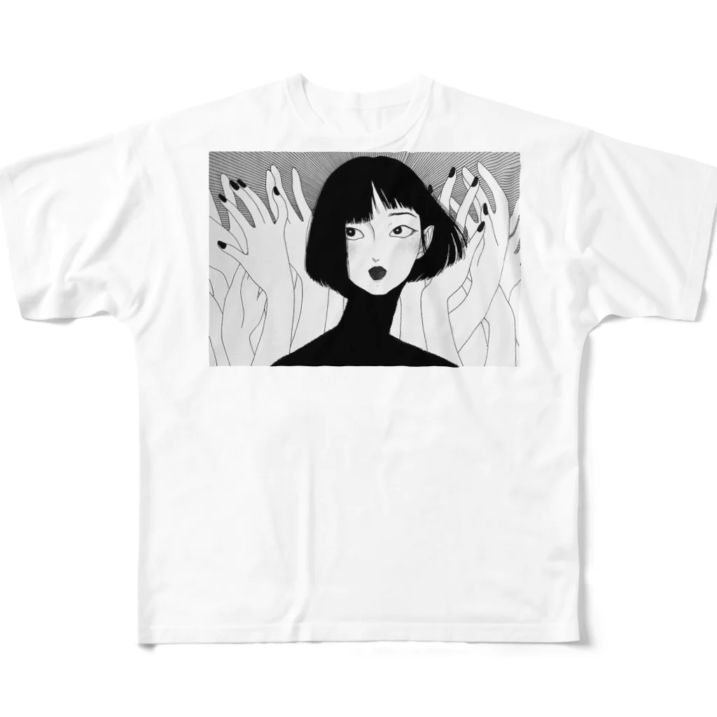 Lev___98の👁‍🗨👁‍🗨👁‍🗨 フルグラフィックTシャツ