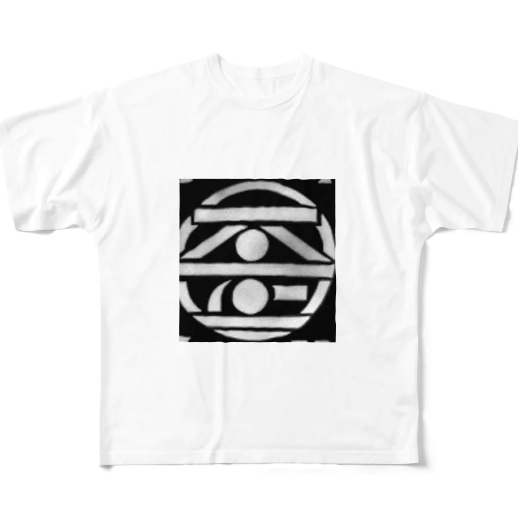 GeotharmalのStoneage 歪t-shirts フルグラフィックTシャツ