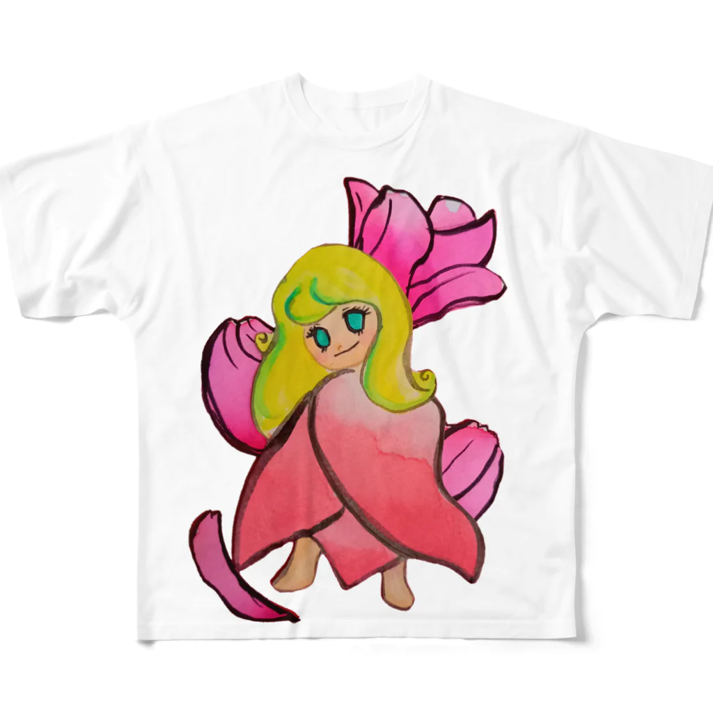 がちPA　秋田♡のおやゆび姫 All-Over Print T-Shirt