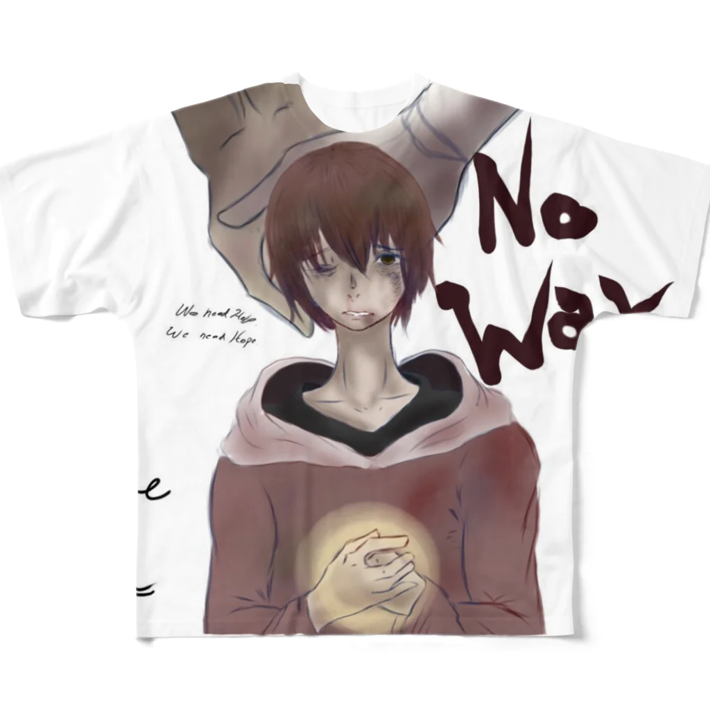 🇯🇲たくちゃん🇯🇲のNo War フルグラフィックTシャツ