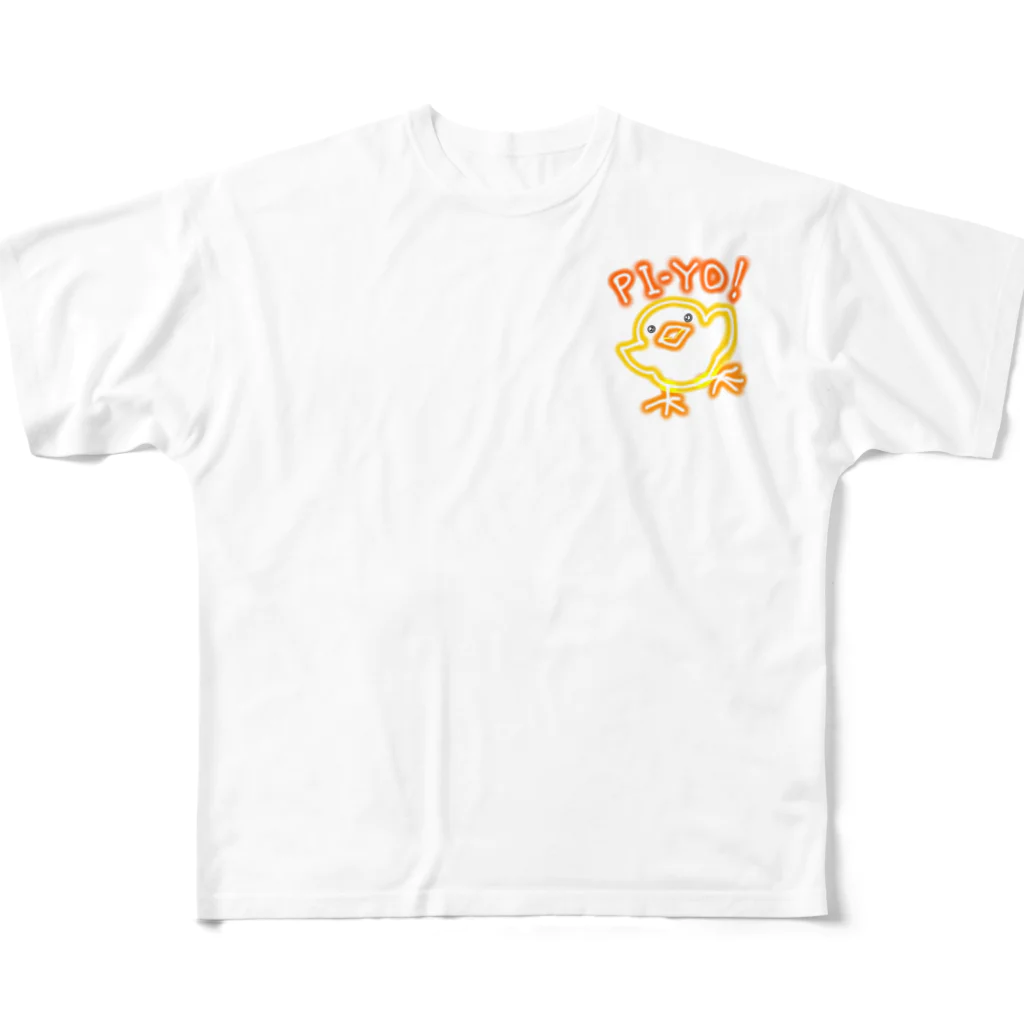 Lily bird（リリーバード）のPI-YO!2 フルグラフィックTシャツ