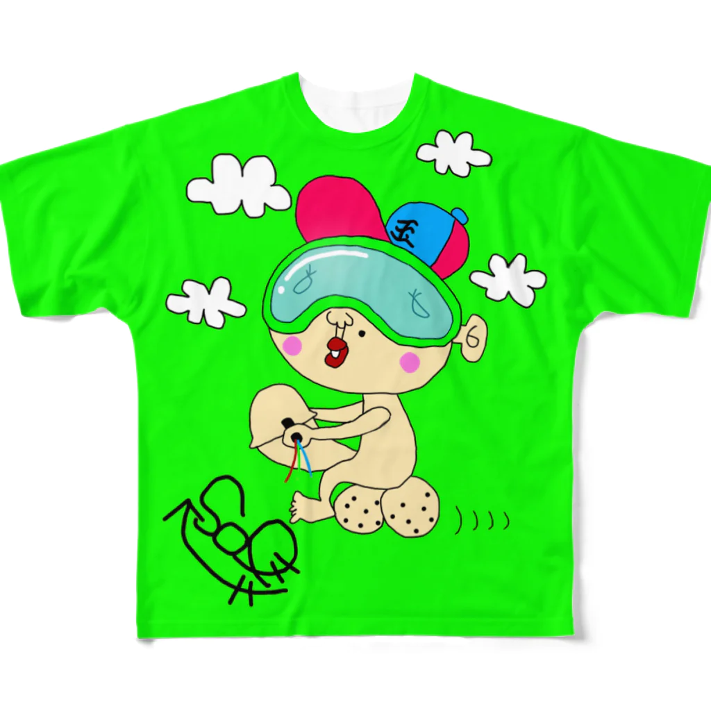 SANのたまのりくん All-Over Print T-Shirt